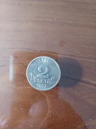 Moneda 2 Pesetas 1937