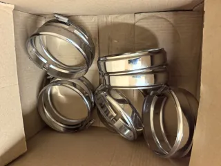 Abrazaderas para tubo de humos 130mm