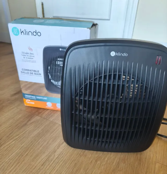 Calefactor Klindo KFH20BR-21 Negro