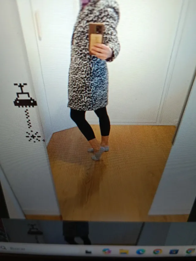 Abrigo estampado animal Minueto