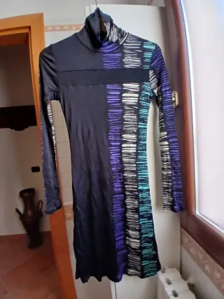 Abito donna fantasia righe