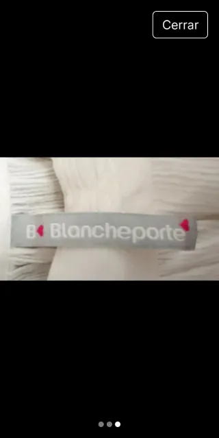 Blusa blanca talla única