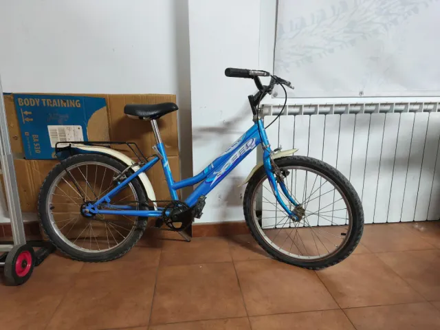 Bicicleta infantil azul