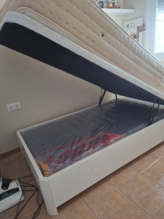 Canapé abatible y somier