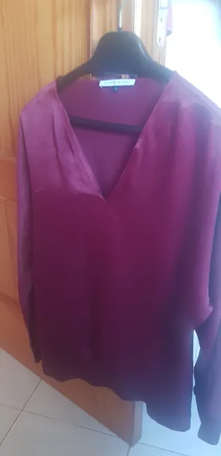 Camisa Adolfo Domínguez Granate