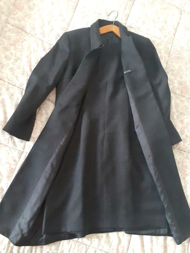 Completo pura lana vergine nero