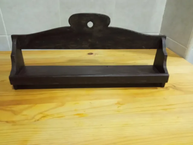 Estantería rústica con 3 botes vintage