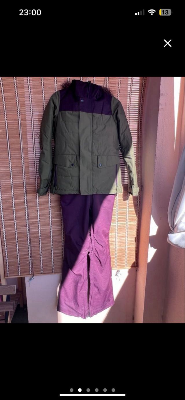 Traje para la nieve. Conjuto chaqueta y pantalon