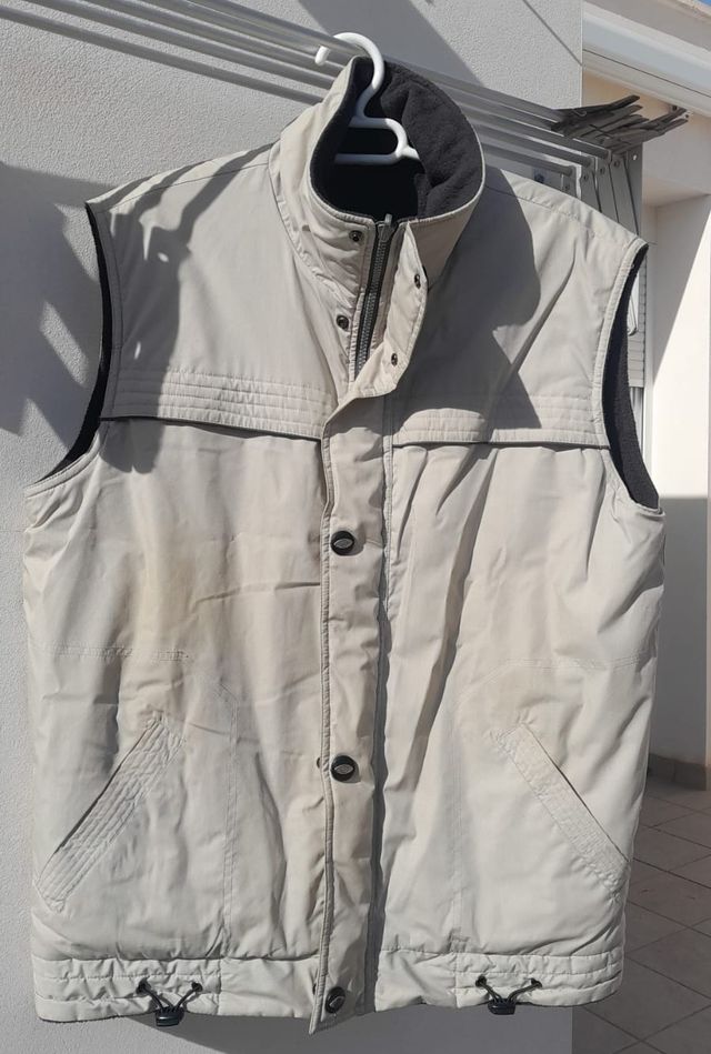 Chaleco reversible invierno hombre con forro polar