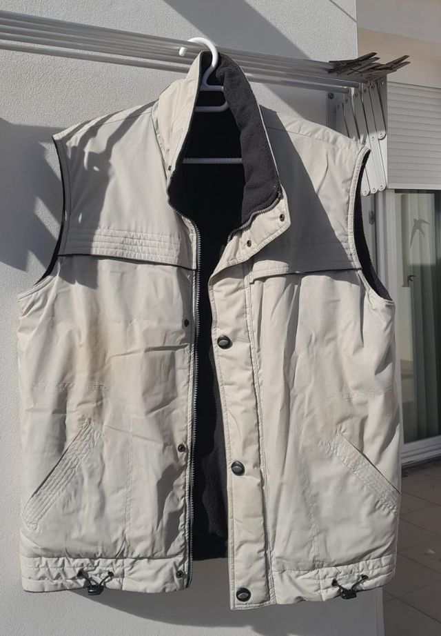 Chaleco reversible invierno hombre con forro polar