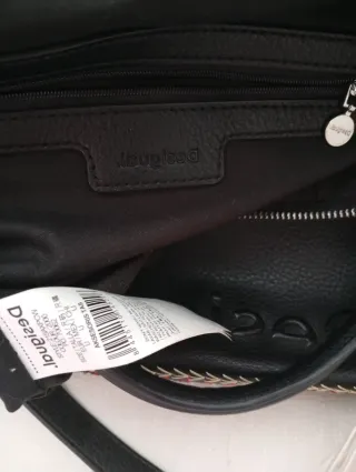 Bolso Desigual Negro Multicolor