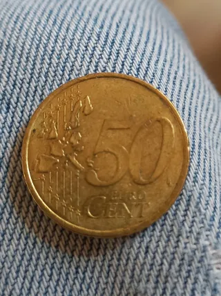 Moneta 50 centesimi Francia 1999