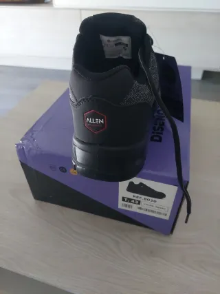 Zapatos de seguridad ALLEN negros y grises