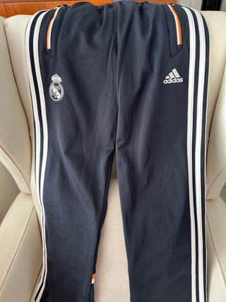 Pantalón Adidas Real Madrid Negro Naranja