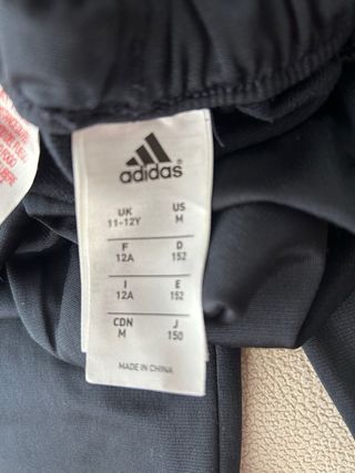 Pantalón Adidas Real Madrid Negro Naranja