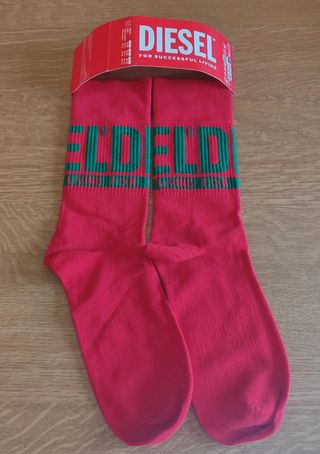 Diesel Calzettoni Calze Uomo Natalizi M EUR 39-42
