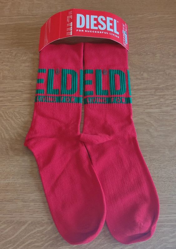 Diesel Calzettoni Calze Uomo Natalizi M EUR 39-42