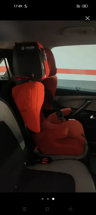 Silla coche infantil roja