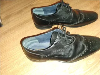 Zapatos de vestir piel negros talla 41