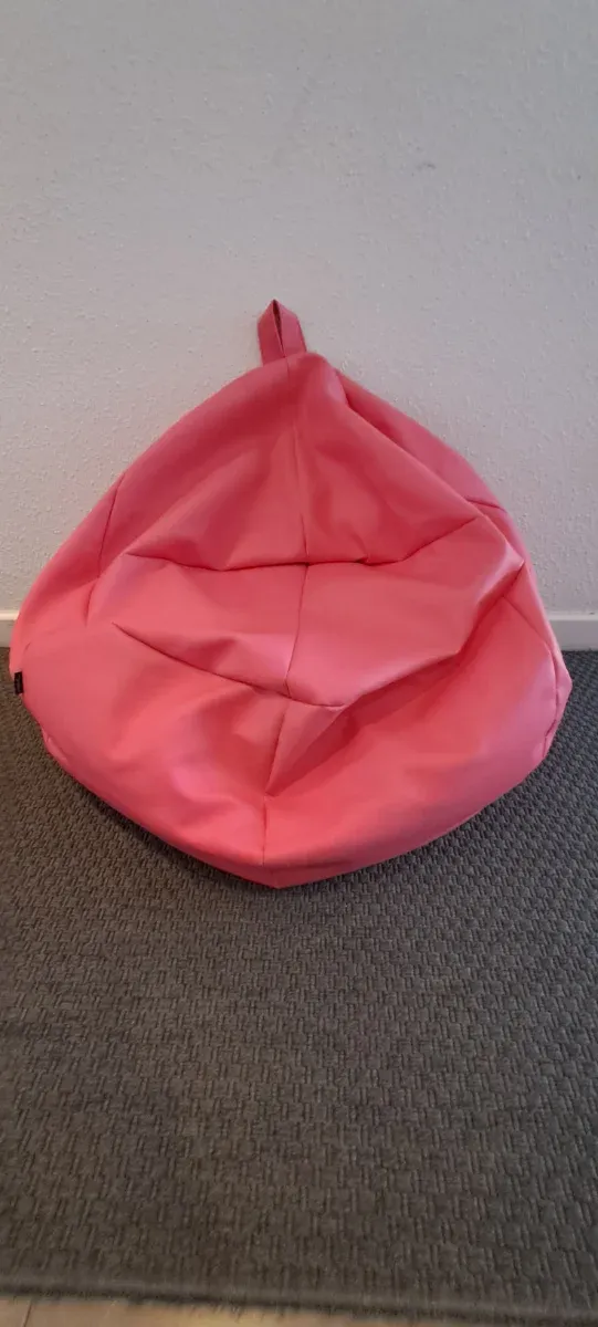 Puff efecto piel rosa