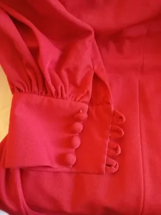 Vestito Vintage Maglina Seta Rosso