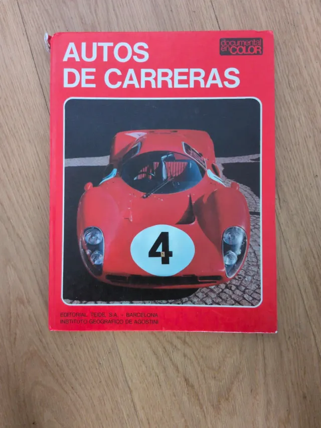 Libro Autos de carreras (1972)