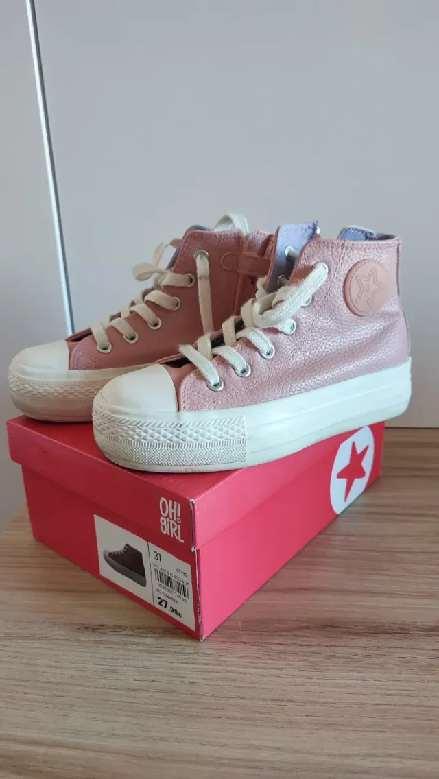 Botas plataforma niña talla 31