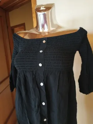 Vestito Zuiki nero spalle scoperte