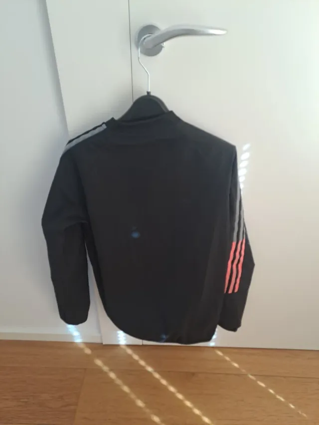 Cortavientos Adidas Negro y Rosa