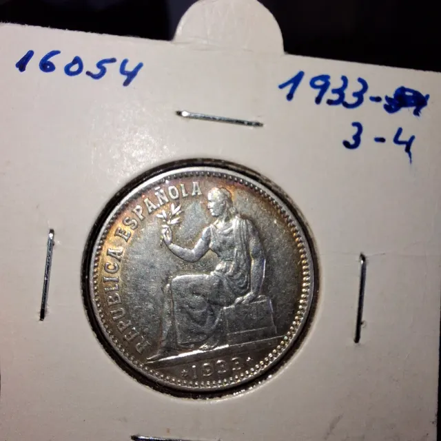 Moneda de Plata Española 1933