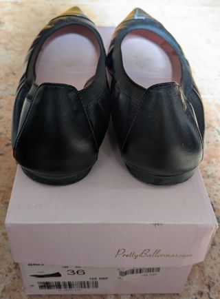 Pretty Ballerinas Piel Negra T.36