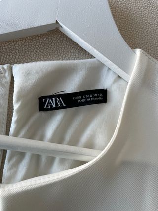 Vestido blanco Zara
