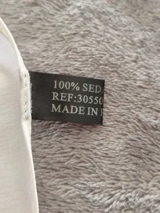 Pañuelo de seda estampado multicolor