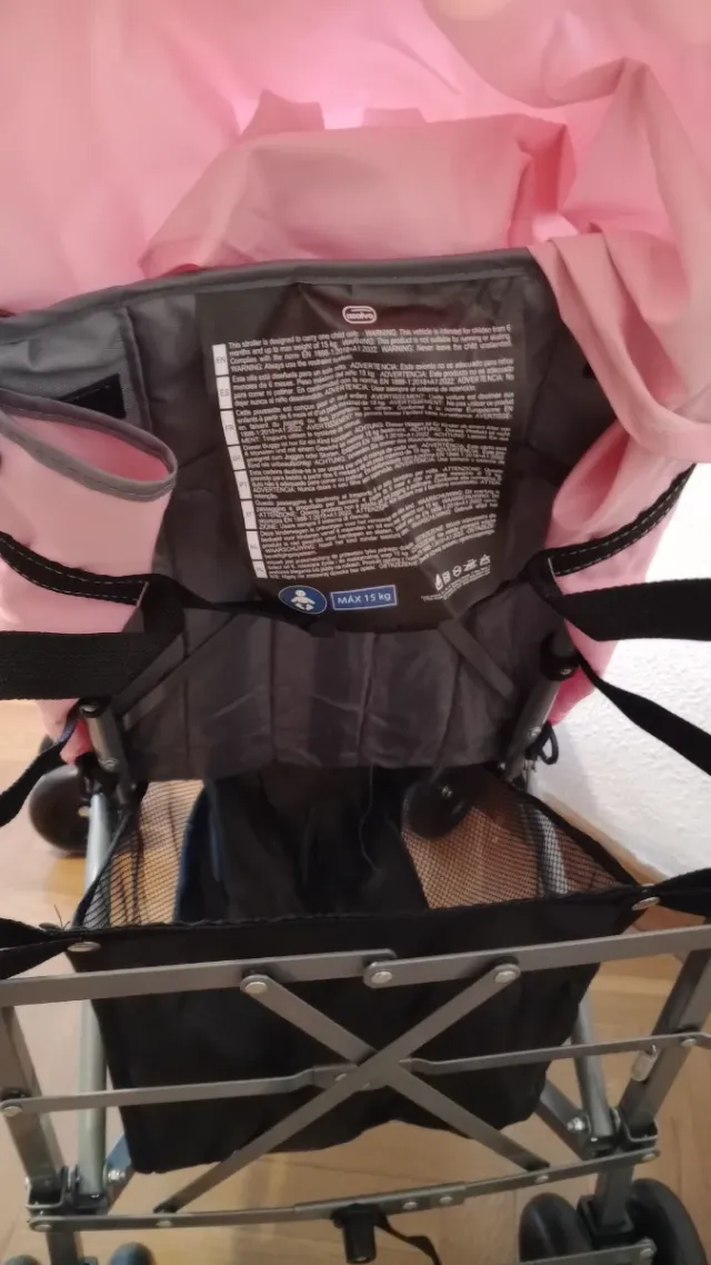 Silla de paseo Asalvo rosa