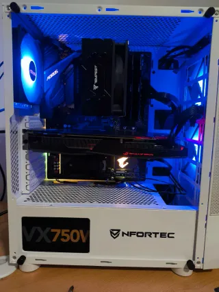 PC Gaming Ryzen 5 5600x gráfica 8GB