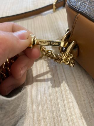 Bolso Michael Kors Marrón y Dorado