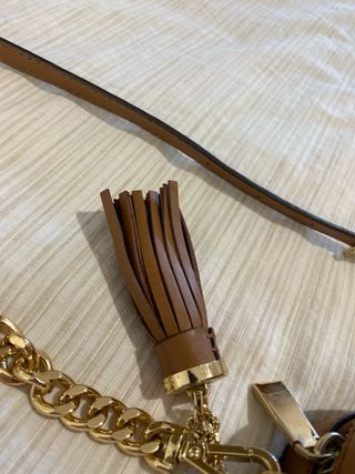 Bolso Michael Kors Marrón y Dorado