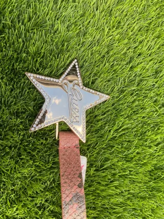 Cinturón Guess Estrella Dorado y Rosa Mujer