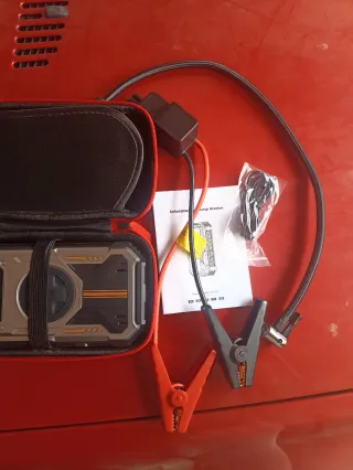 Arrancador e hinchador de Coche Portátil