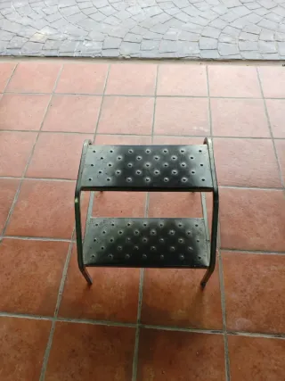 Escalera 2 peldaños camping