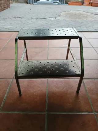 Escalera 2 peldaños camping