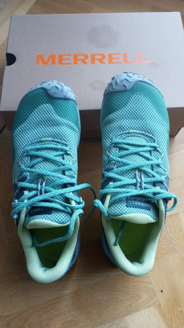 Merrell Trail Glove 7 Talla 40 Verde/Azul