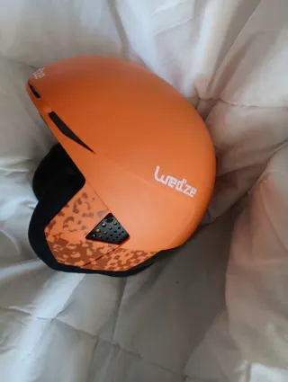 Casco de esquí Wed'ze naranja