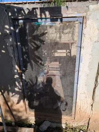 Puertas de malla y chapa