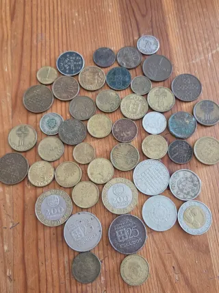 Lotto di monete antiche del Portogallo