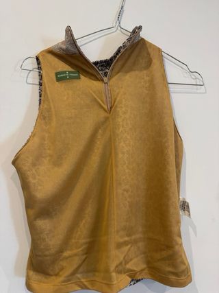 Top Leopardo sin Mangas