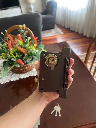 Cerradura de seguridad con 3 llave