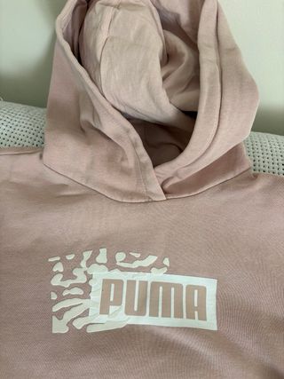 Sudadera Puma niña rosa