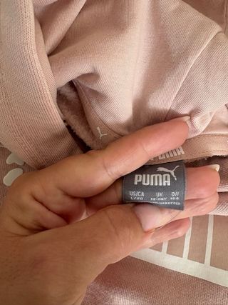 Sudadera Puma niña rosa