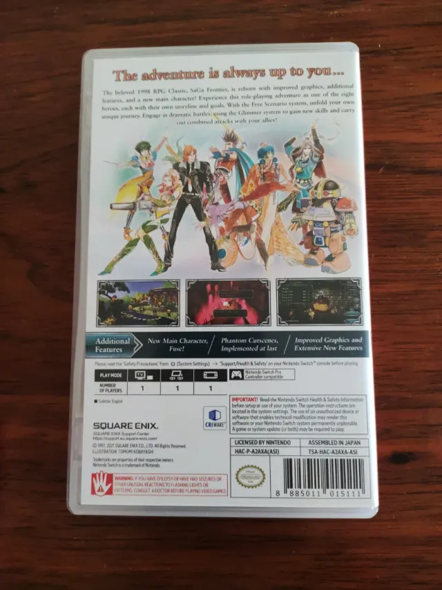 SaGa Frontier Remastered per Nintendo Switch